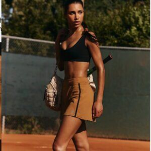 FP Movement Never Better Volley Skort in Camel Tan Size Small